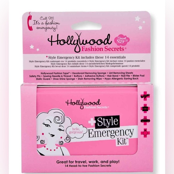 Hollywood Fashion Secrets Style Emergency 14pc Essentials Head to Toe Kit NEW - Picture 3 of 13